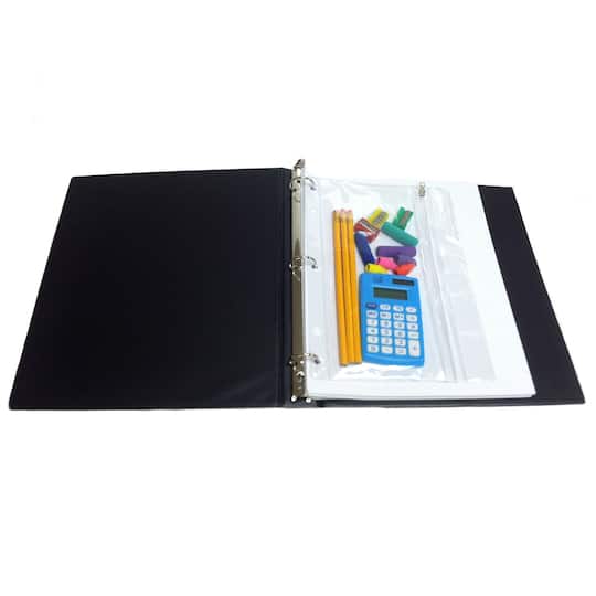 4 Packs: 24 ct. (96 total) Clear Vinyl Pencil Pouch with Ziplock Closure